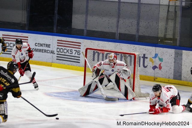 Photo hockey match Rouen - Nice le 09/03/2024