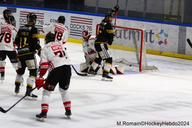 Photo hockey match Rouen - Nice le 09/03/2024