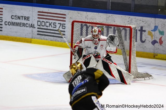 Photo hockey match Rouen - Nice le 09/03/2024