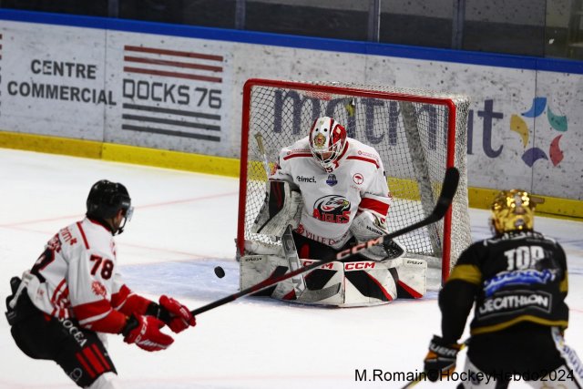 Photo hockey match Rouen - Nice le 09/03/2024
