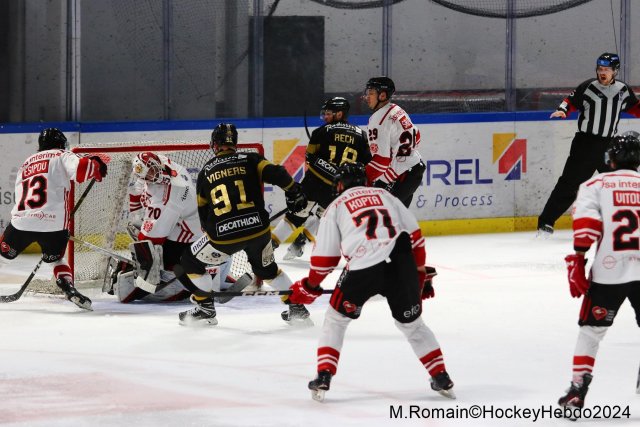 Photo hockey match Rouen - Nice le 09/03/2024