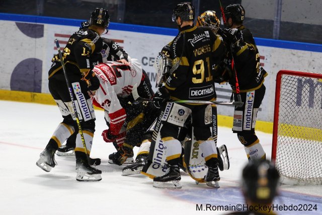 Photo hockey match Rouen - Nice le 09/03/2024