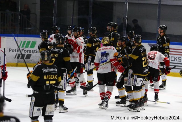 Photo hockey match Rouen - Nice le 09/03/2024