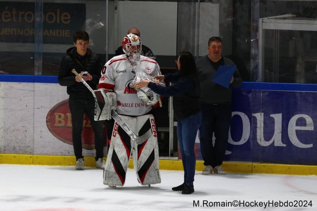 Photo hockey match Rouen - Nice le 09/03/2024