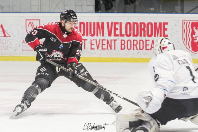 Photo hockey match Bordeaux - Marseille le 09/03/2024