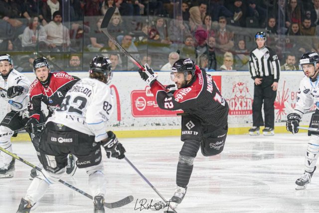 Photo hockey match Bordeaux - Marseille le 09/03/2024