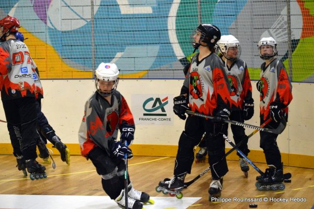 Photo hockey reportage Roller U15 : Beaune l'emporte à Besançon