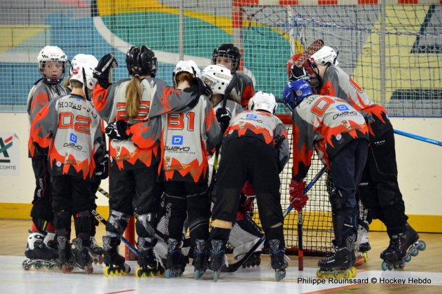 Photo hockey reportage Roller U15 : Beaune l'emporte à Besançon