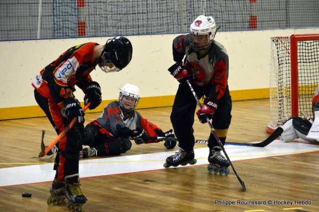 Photo hockey reportage Roller U15 : Beaune l'emporte à Besançon