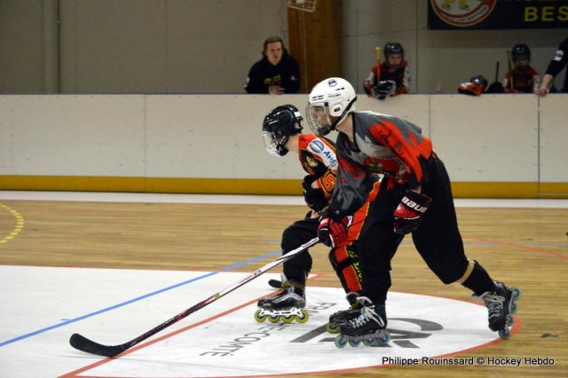 Photo hockey reportage Roller U15 : Beaune l'emporte à Besançon