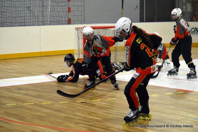 Photo hockey reportage Roller U15 : Beaune l'emporte à Besançon