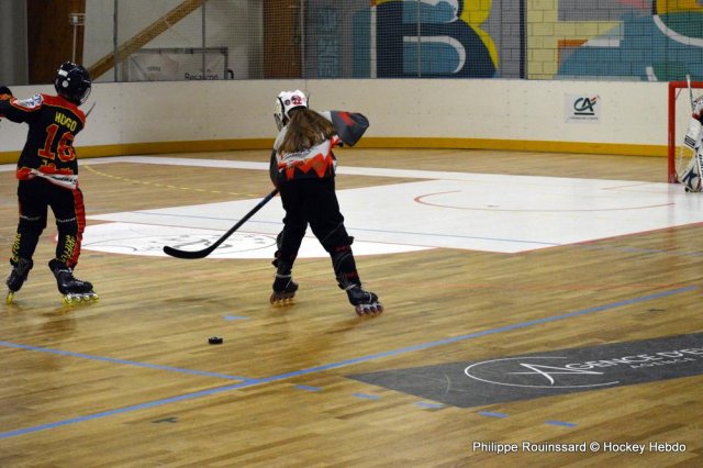 Photo hockey reportage Roller U15 : Beaune l'emporte à Besançon