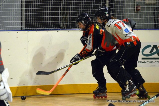 Photo hockey reportage Roller U15 : Beaune l'emporte à Besançon