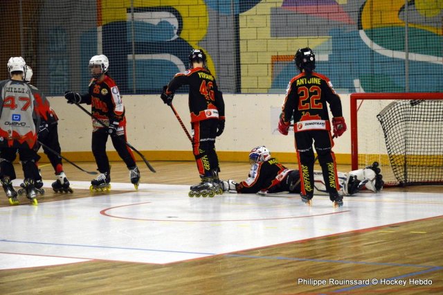 Photo hockey reportage Roller U15 : Beaune l'emporte à Besançon