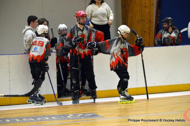 Photo hockey reportage Roller U15 : Beaune l'emporte à Besançon