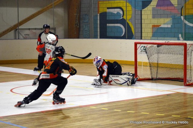 Photo hockey reportage Roller U15 : Beaune l'emporte à Besançon