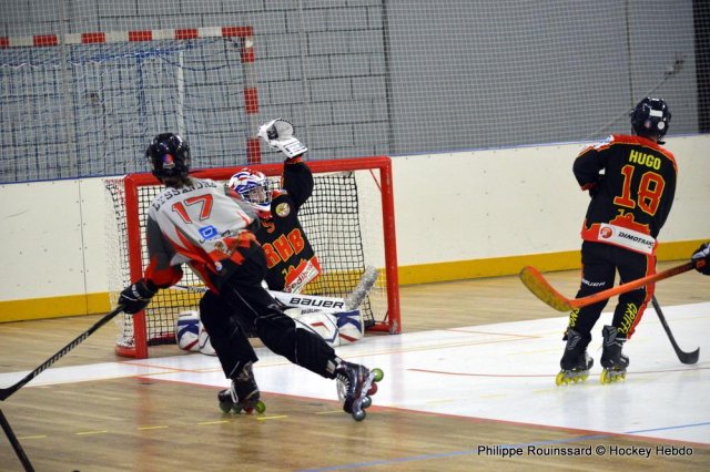 Photo hockey reportage Roller U15 : Beaune l'emporte à Besançon