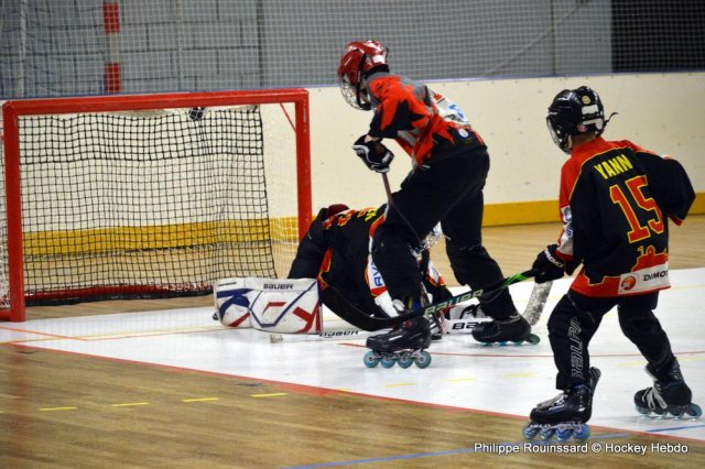 Photo hockey reportage Roller U15 : Beaune l'emporte à Besançon