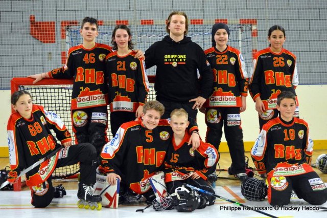 Photo hockey reportage Roller U15 : Beaune l'emporte à Besançon