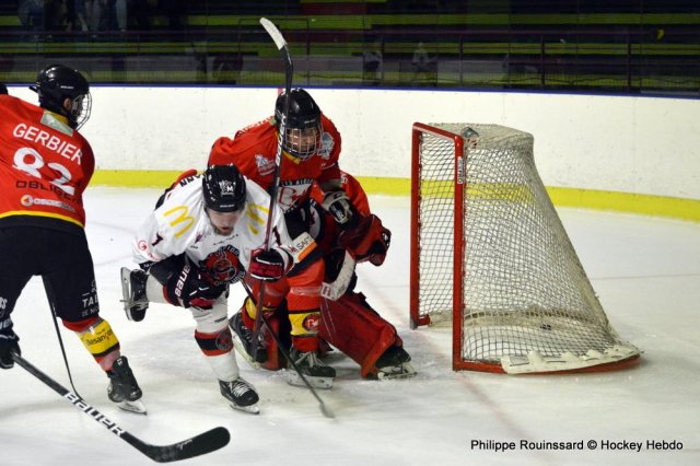 Photo hockey match Besançon - Mulhouse le 16/03/2024