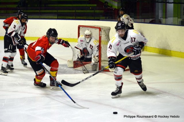 Photo hockey match Besançon - Mulhouse le 16/03/2024