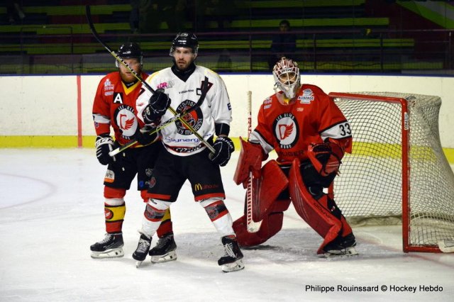 Photo hockey match Besançon - Mulhouse le 16/03/2024