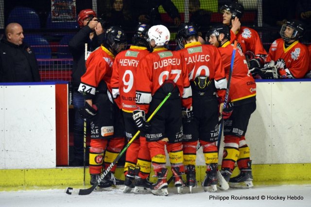 Photo hockey match Besançon - Mulhouse le 16/03/2024
