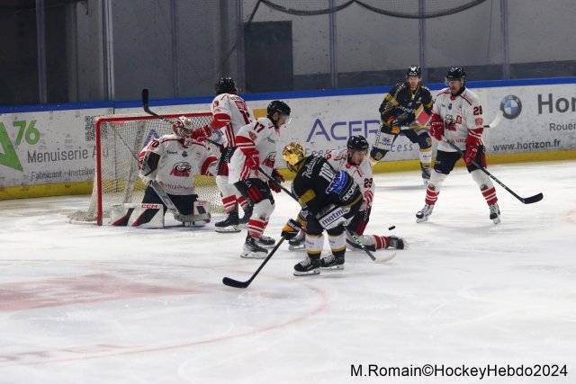 Photo hockey match Rouen - Nice le 16/03/2024