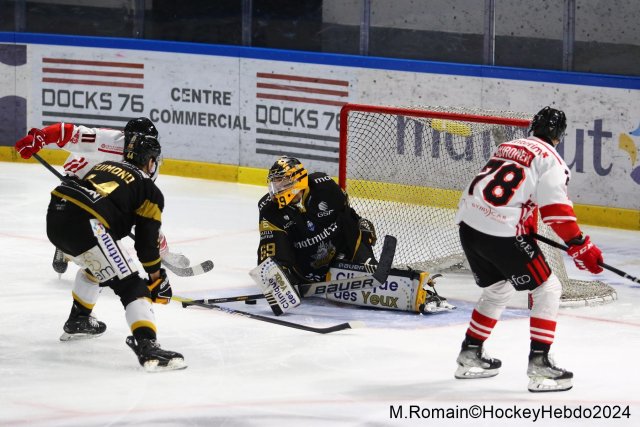 Photo hockey match Rouen - Nice le 16/03/2024