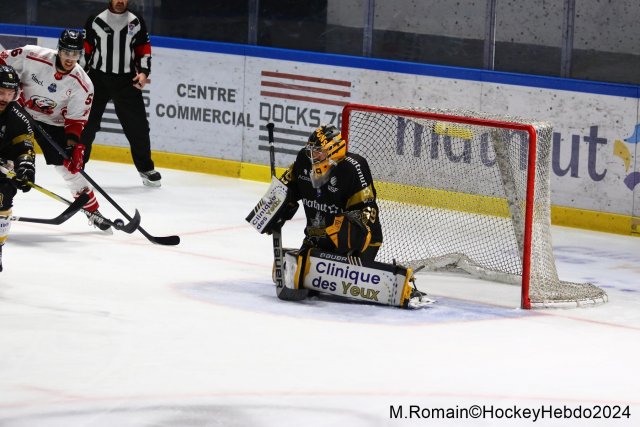 Photo hockey match Rouen - Nice le 16/03/2024