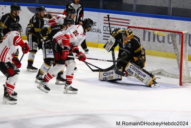 Photo hockey match Rouen - Nice le 16/03/2024