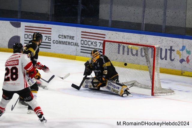 Photo hockey match Rouen - Nice le 16/03/2024