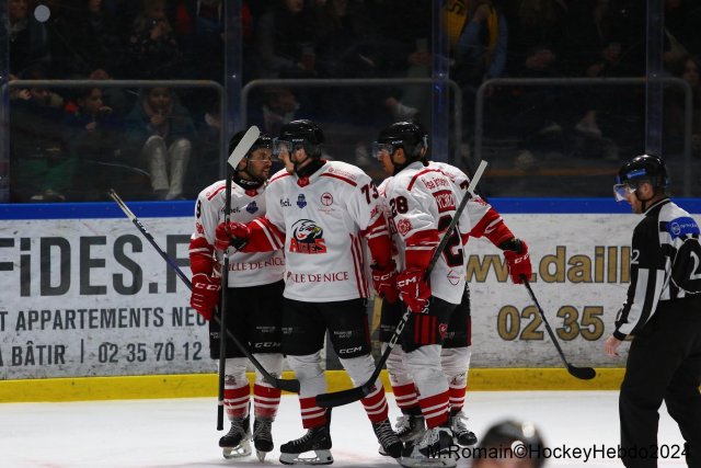 Photo hockey match Rouen - Nice le 16/03/2024