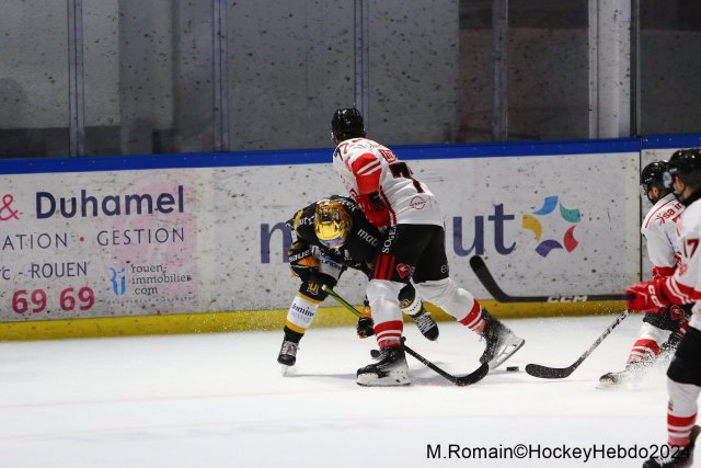 Photo hockey match Rouen - Nice le 16/03/2024