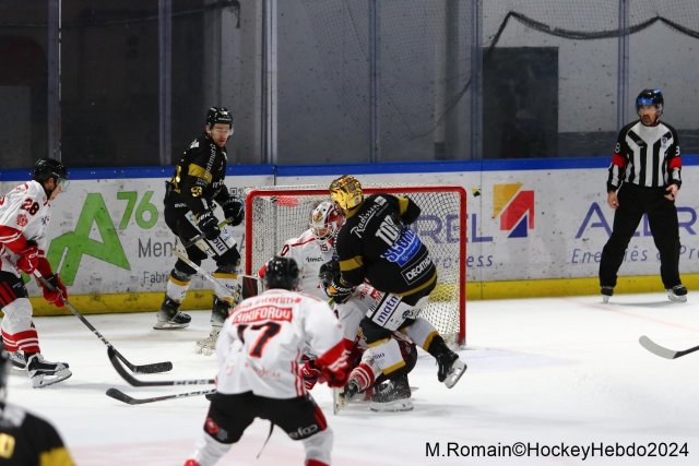 Photo hockey match Rouen - Nice le 16/03/2024