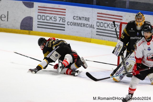 Photo hockey match Rouen - Nice le 16/03/2024