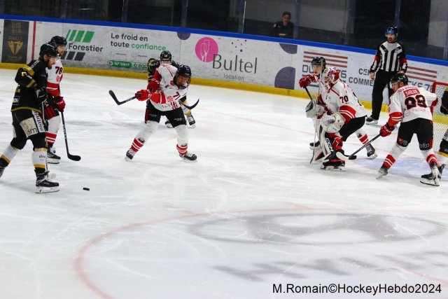 Photo hockey match Rouen - Nice le 16/03/2024