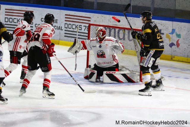 Photo hockey match Rouen - Nice le 16/03/2024