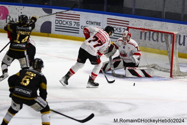 Photo hockey match Rouen - Nice le 16/03/2024