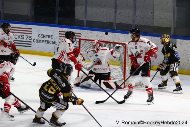 Photo hockey match Rouen - Nice le 16/03/2024