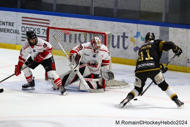 Photo hockey match Rouen - Nice le 16/03/2024