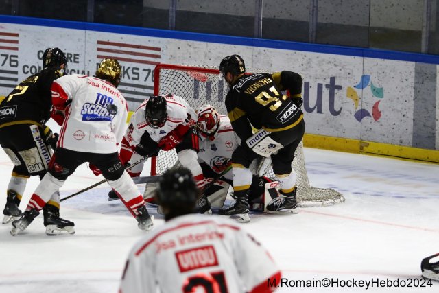 Photo hockey match Rouen - Nice le 16/03/2024