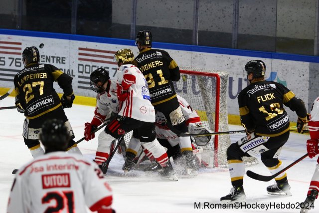 Photo hockey match Rouen - Nice le 16/03/2024