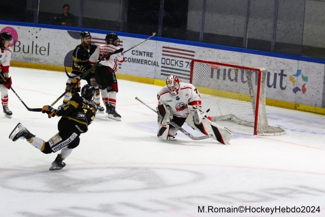 Photo hockey match Rouen - Nice le 16/03/2024