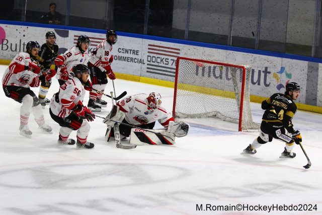 Photo hockey match Rouen - Nice le 16/03/2024