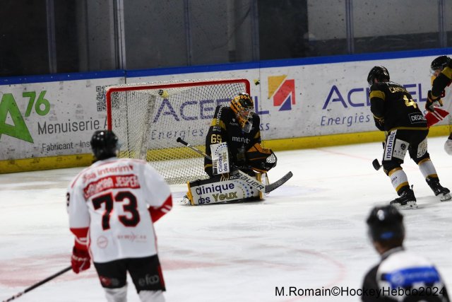 Photo hockey match Rouen - Nice le 16/03/2024