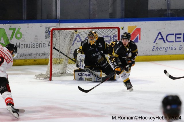 Photo hockey match Rouen - Nice le 16/03/2024