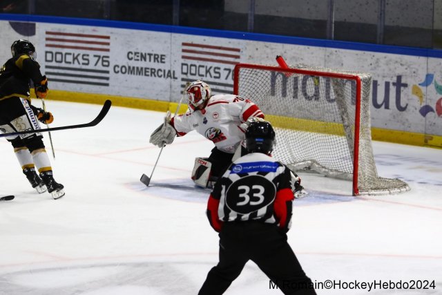 Photo hockey match Rouen - Nice le 16/03/2024