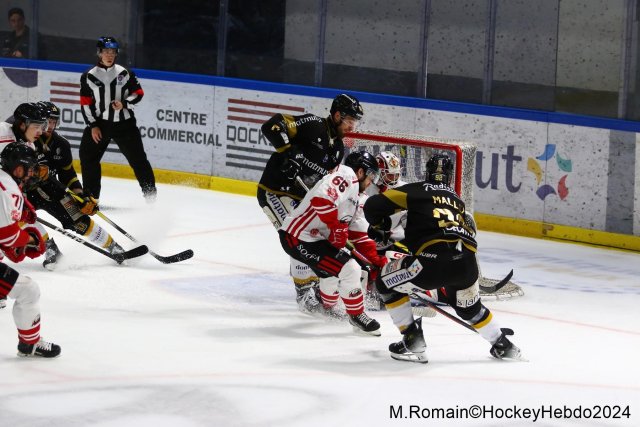 Photo hockey match Rouen - Nice le 16/03/2024