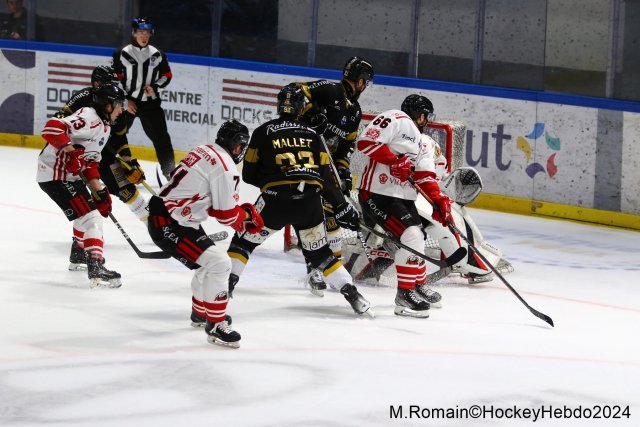 Photo hockey match Rouen - Nice le 16/03/2024